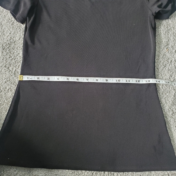 CLOSET CLOSING 7/31 Express Black Puff Sleeve Top Size Small - Picture 6 of 6